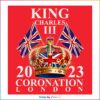 King Charles III 2023 Coronation London PNG, Union Jack Coronation Crown PNG