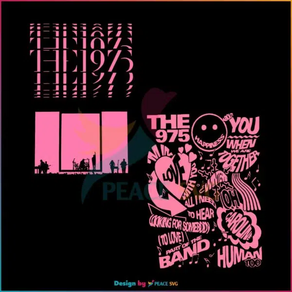 The 1975 2023 Music Tour SVG, Best Graphic Designs Cutting Files