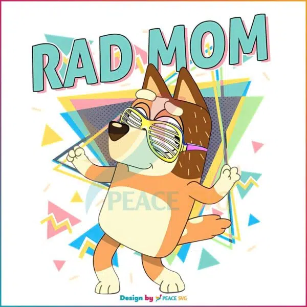 Rad Mom Bandit Chilli Heeler Design SVG