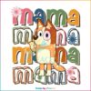 Mother's Day Cartoon Character Bluey Mama SVG
