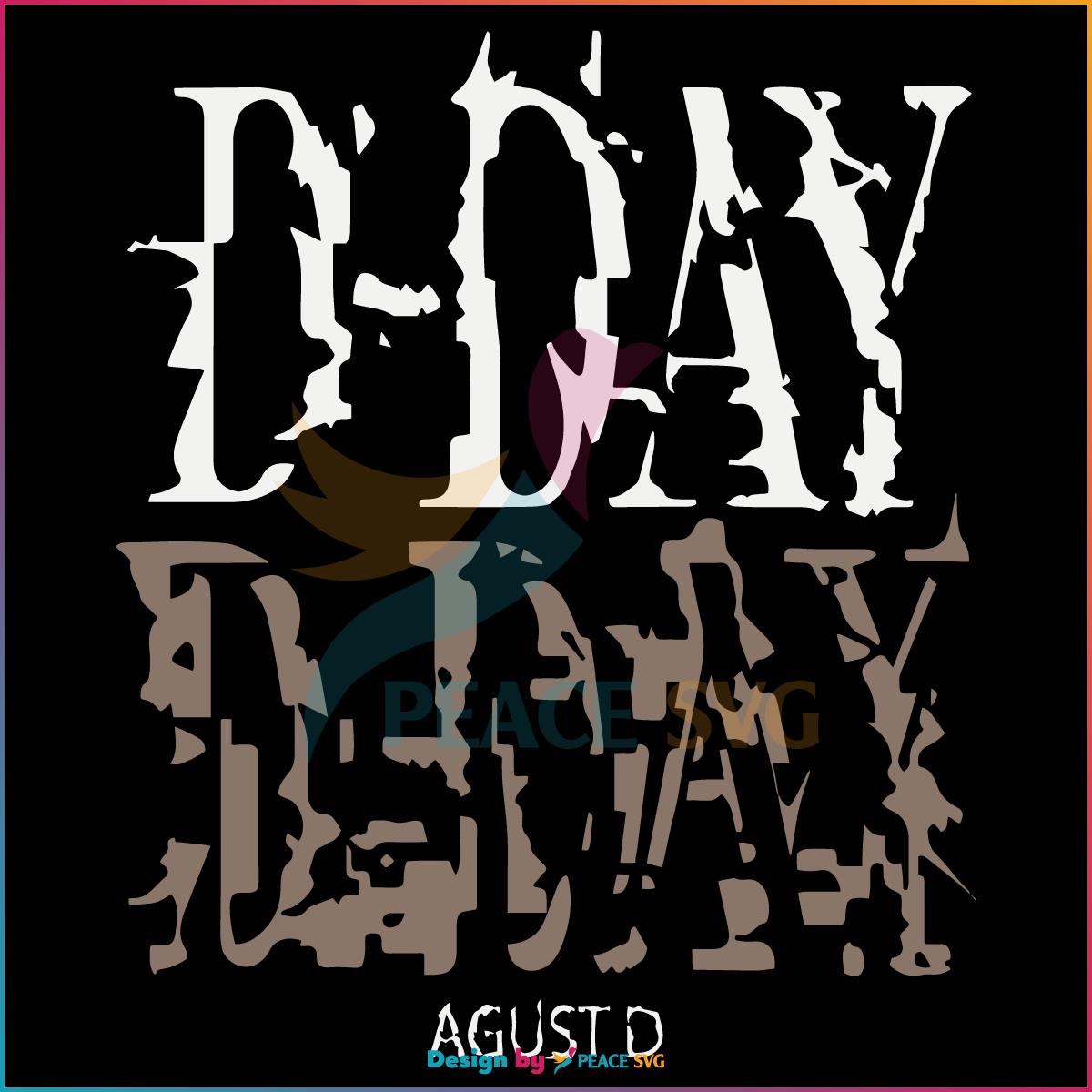 Agust D World Tour D Day Album SVG
