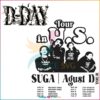 Agust D Tour Suga DDay New Album Merch SVG