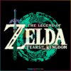 The Legend Of Zelda Tears Of The Kingdom Official Logo SVG