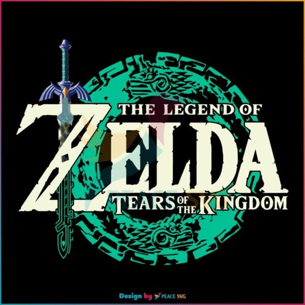 The Legend Of Zelda Tears Of The Kingdom Official Logo SVG