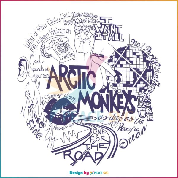 Arctic Monkeys Music Tour Jan Trending SVG