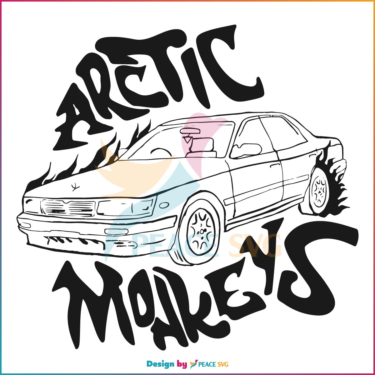 Arctic Monkeys 'The Car' Album SVG