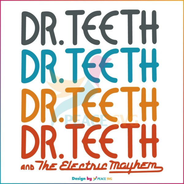 Dr Teeth And The Electric Mayhem Vintage SVG