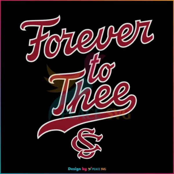 South Carolina Baseball Forever To Thee Svg