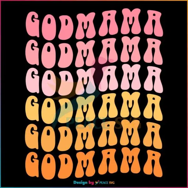 Retro Mothers Day God Mama SVG