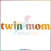 Retro Twin Mom Happy Mothers Day SVG