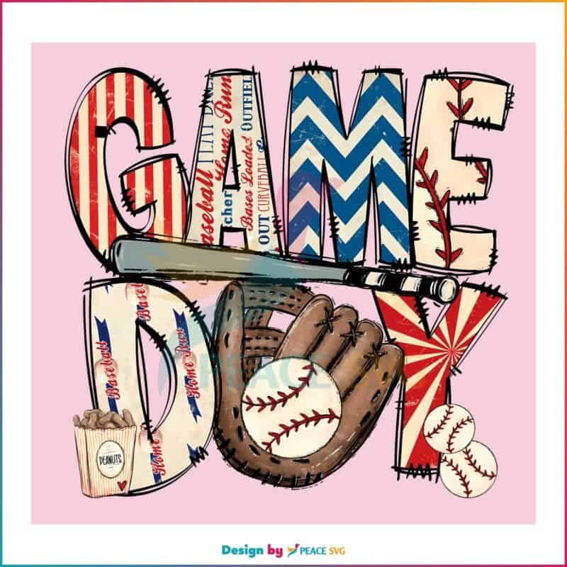 Baseball Game Day Sports Mom SVG