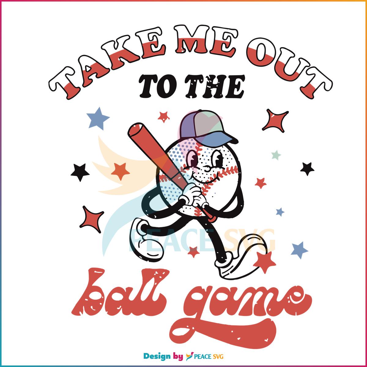 Take Me Out to The Ball Game SVG