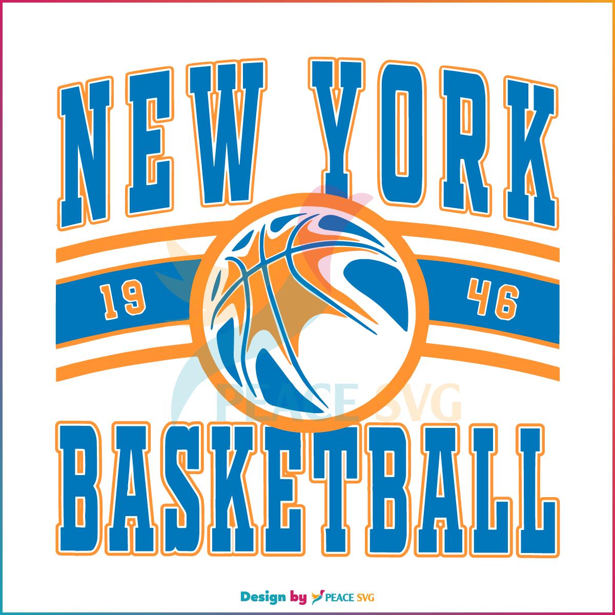 New York Knick Basketball Fan Svg