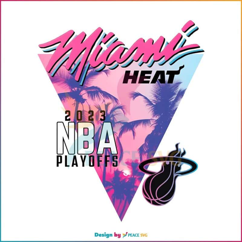 Miami Heat 2023 NBA Playoffs PNG » PeaceSVG