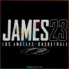 LeBron James Los Angeles Lakers SVG