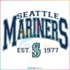 Seattle Mariners Baseball SVG