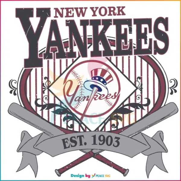 New York Yankees Sports Est 1903 SVG