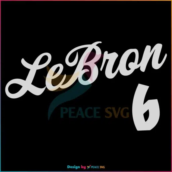 LeBron James Los Angeles Lakers SVG