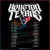 Houston Texans 2023 Schedule Rock SVG