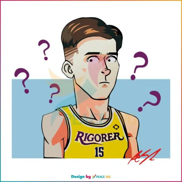 Austin Reaves Lakers Cartoon Funny SVG