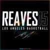 Reaves15 Los Angeles Basketball Austin Reaves Svg