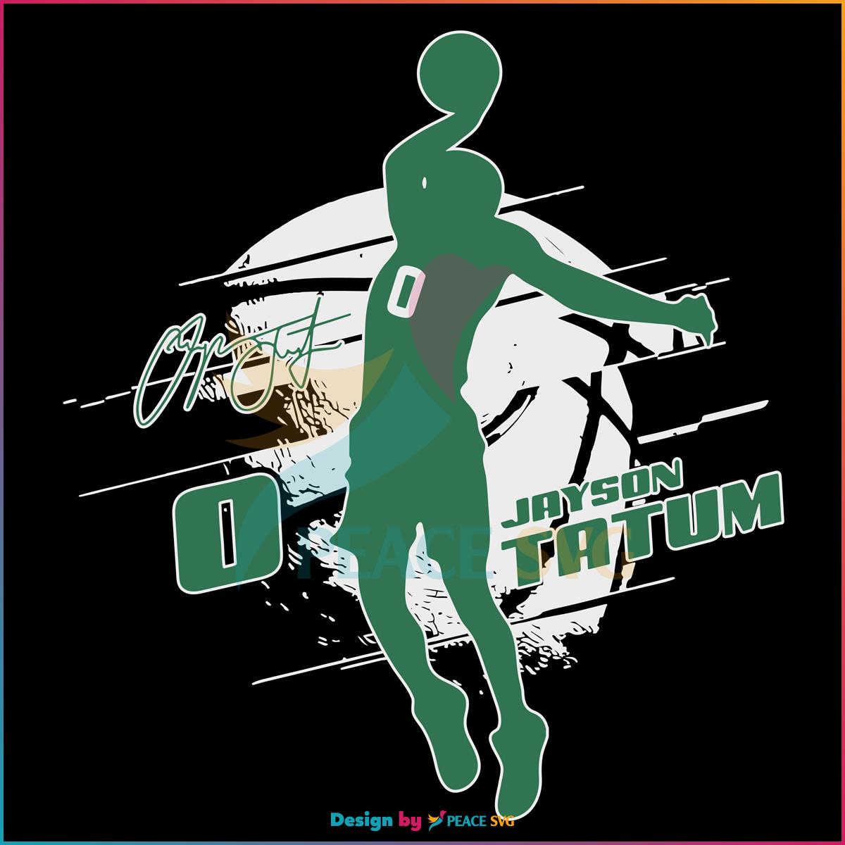 Jayson Tatum 0 Boston Celtics Player Svg