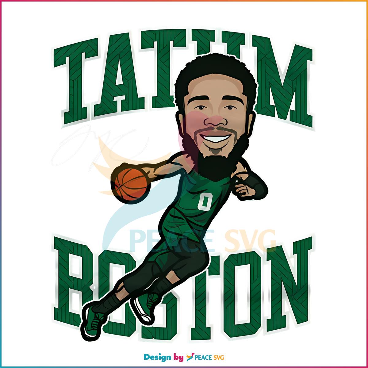 Jayson Tatum Boston Celtics Cartoon Png