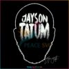 Jayson Tatum Basketball Player Silhouette Svg