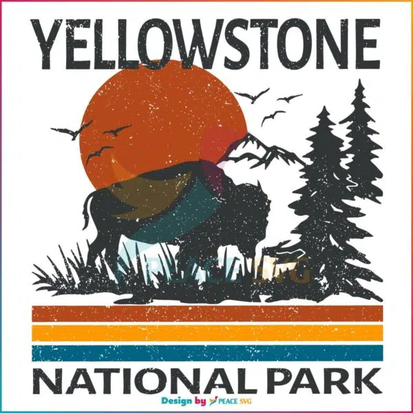 Yellowstone National Park Svg