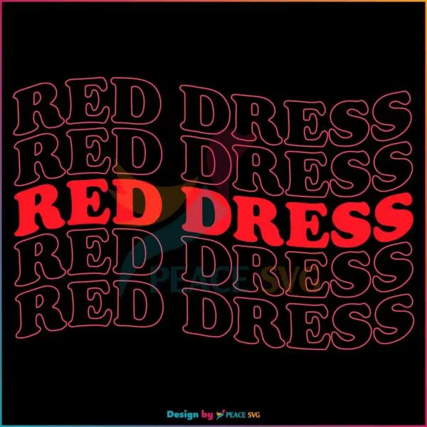 Red Dress Jonas Brothers Tour Best SVG