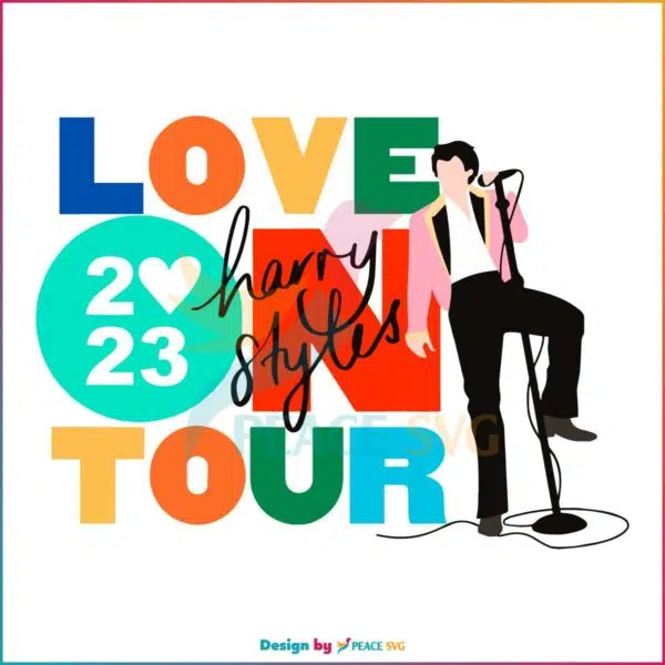 Harry Styles Love On Tour 2023 Best SVG