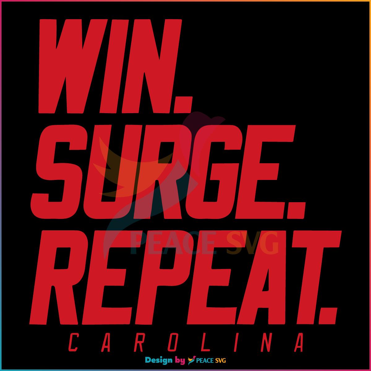 Win. Surge. Repeat. SVG