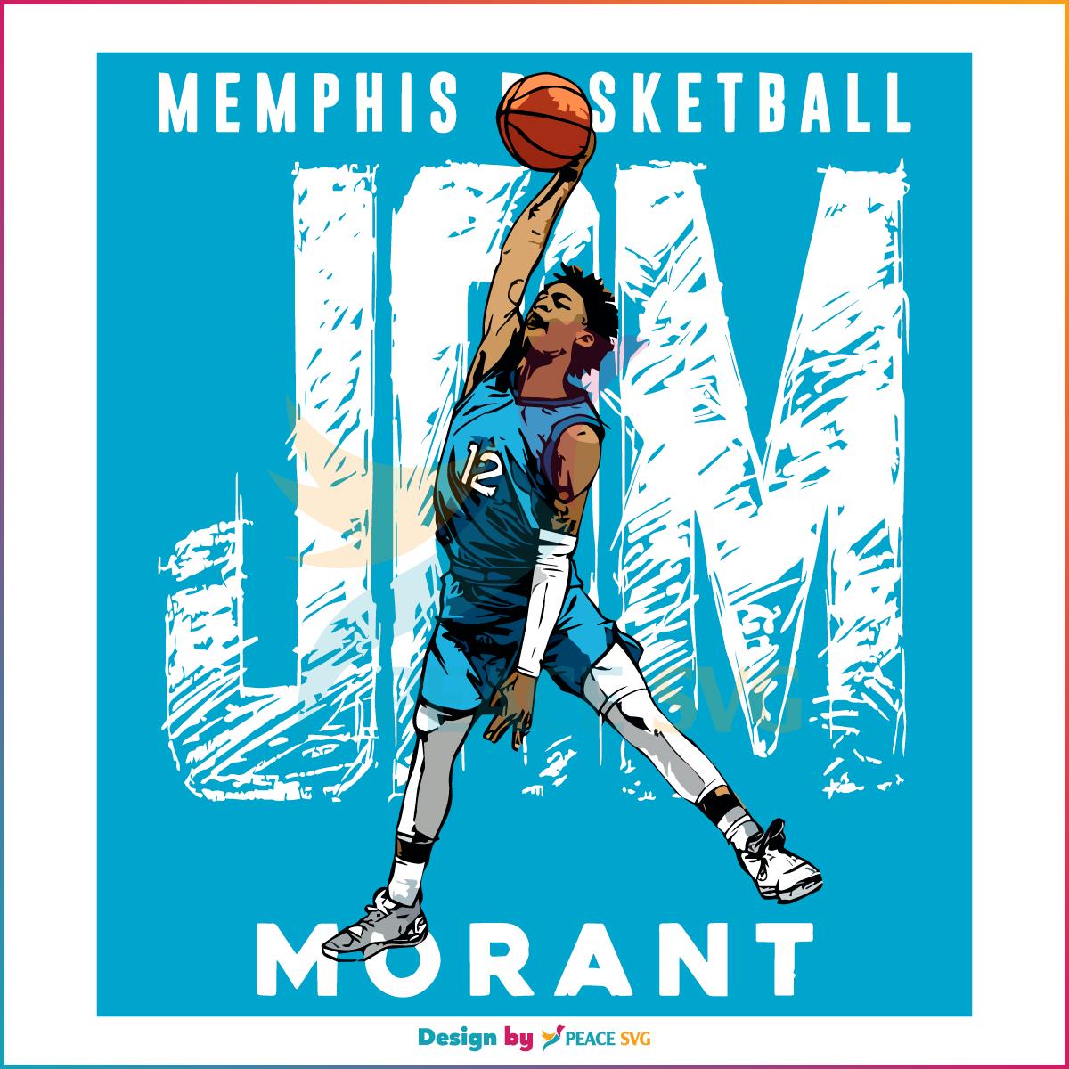 Ja Morant Jam Memphis Basketball SVG
