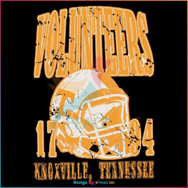 Vintage 90s Tennessee Volunteers Football SVG