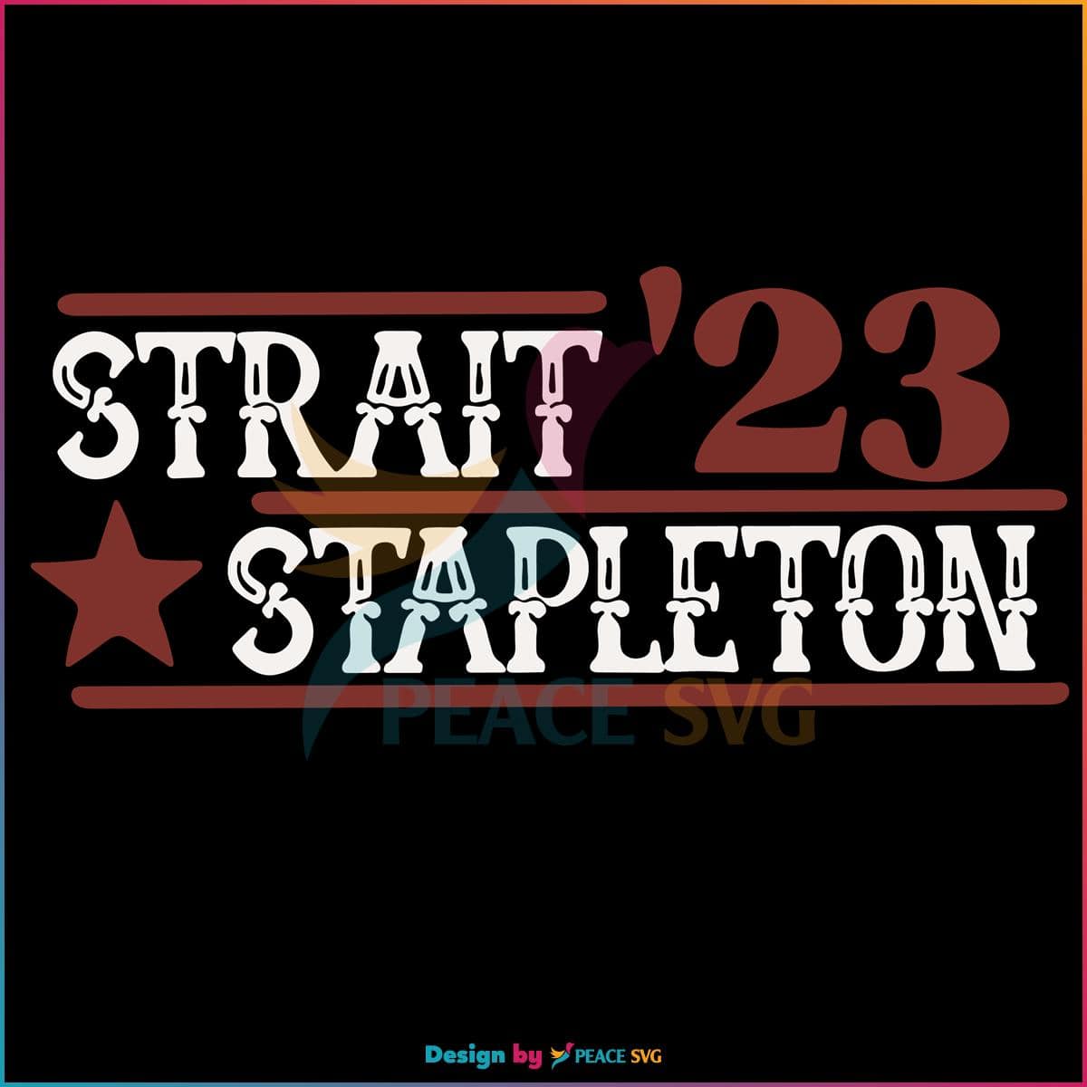 Strait Stapleton Country Concert Best SVG