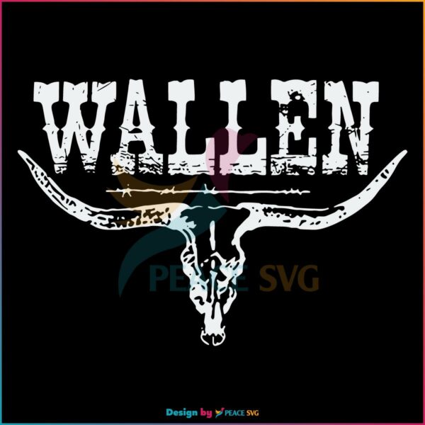 Wallen Bull Country Music Lover SVG