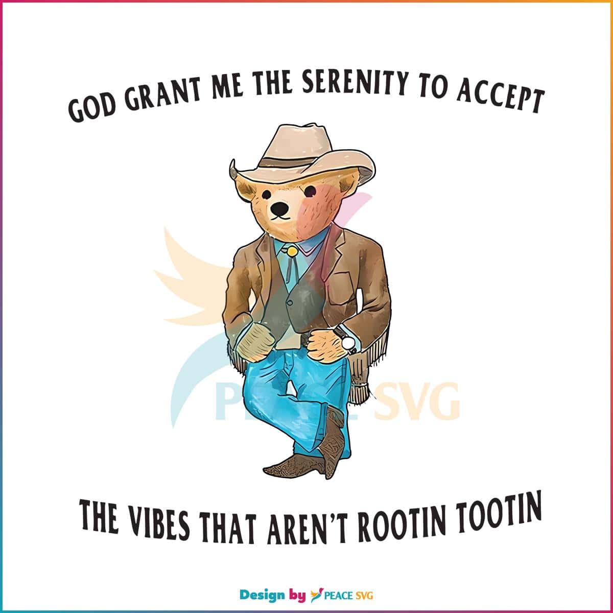 Bear God Grant Me Svg