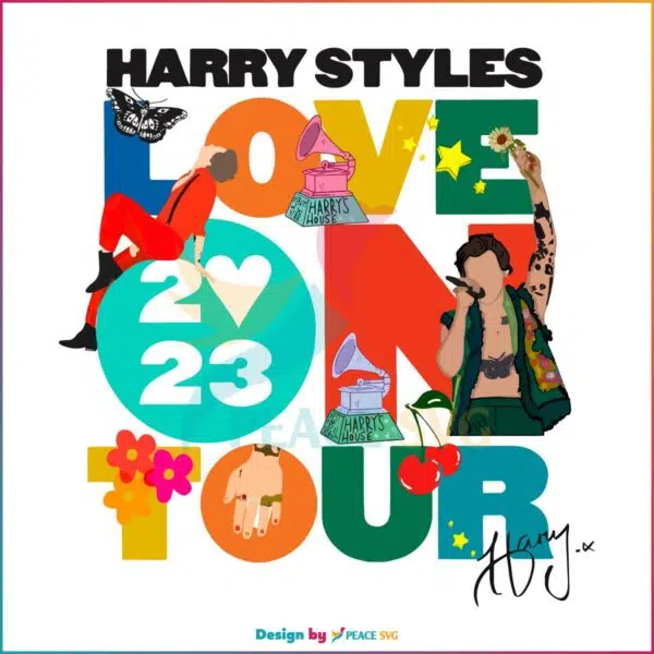 Harry Love On Tour 2023 Harry Concert SVG