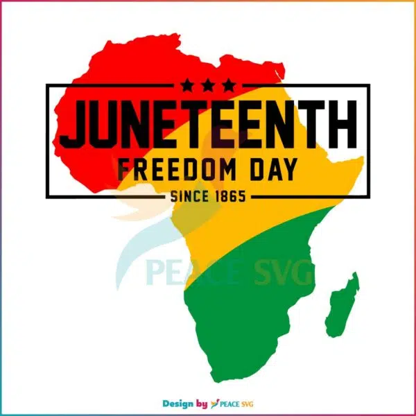 Juneteenth Freedom Since 1865 SVG