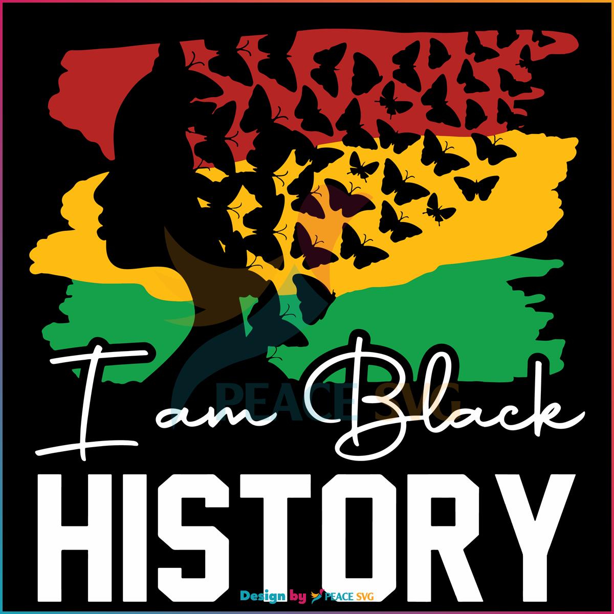 I am Black History Black History Month SVG