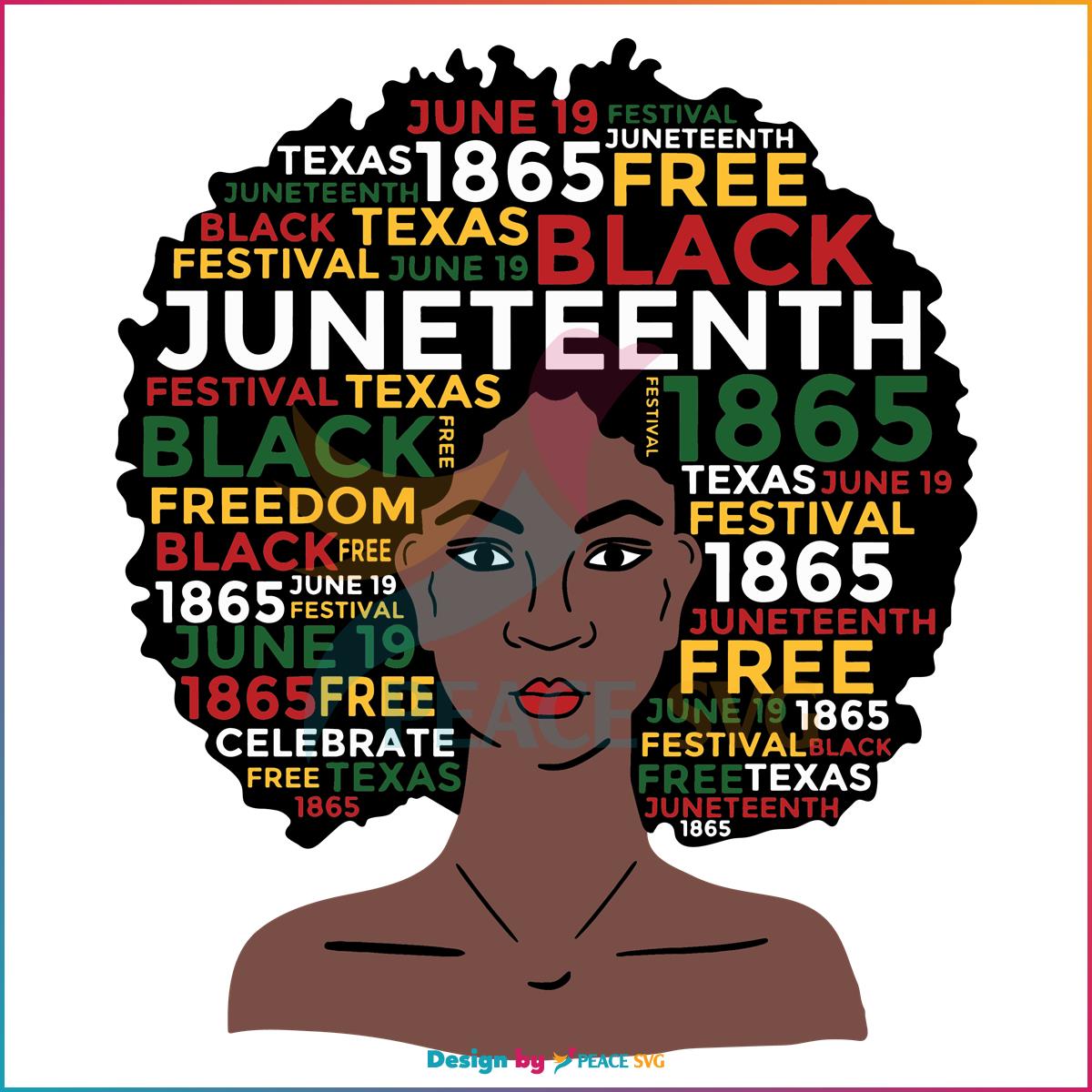 Juneteenth Womens Black Pride Best SVG