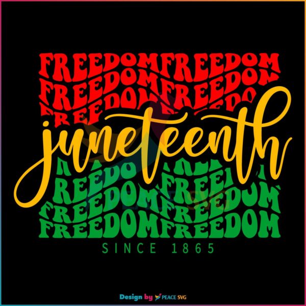 Juneteenth Freedom Day Svg