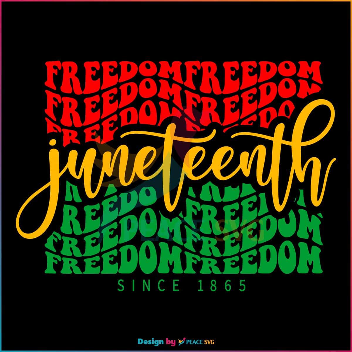 Juneteenth Freedom Day Svg