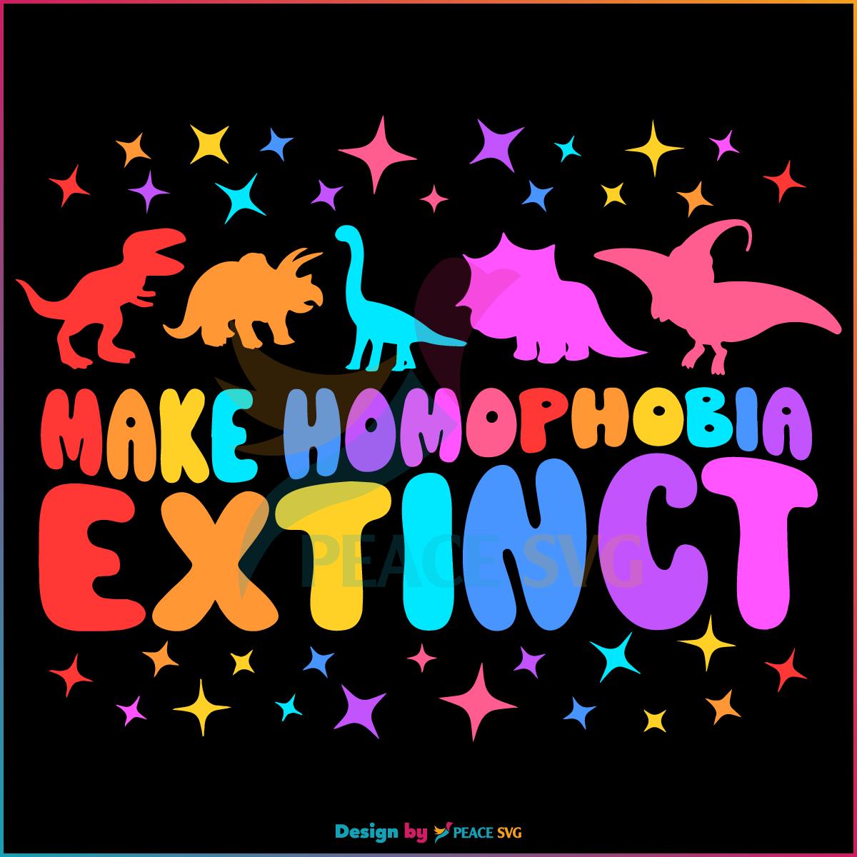 Make Homophobia Extinct Svg