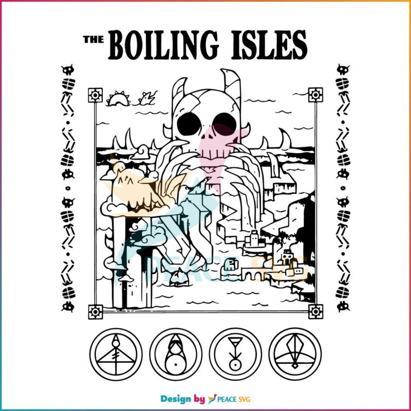 Boiling Isles The Owl House Hexside School Of Magic And Demonics Svg