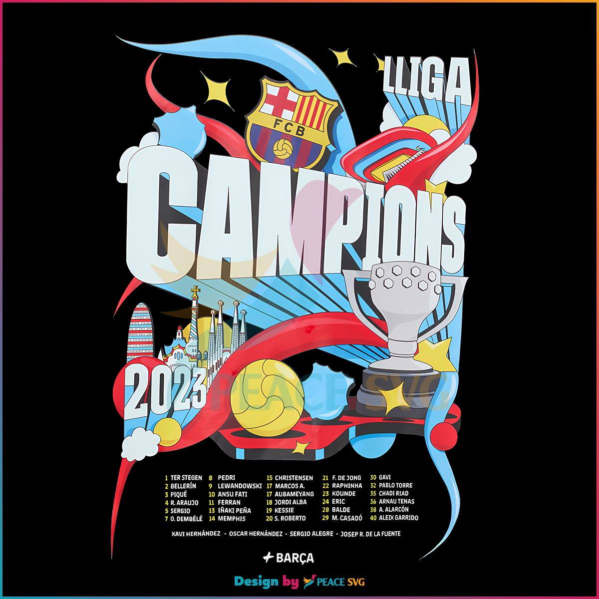 Barcelona 2023 Liga Champions PNG