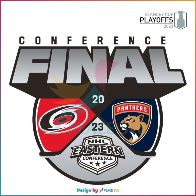 Carolina Hurricanes vs Florida Panthers 2023 NHL Eastern Conference Final SVG