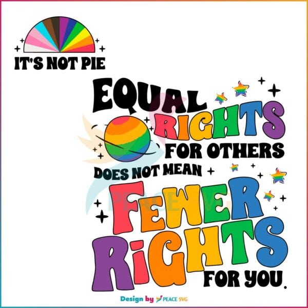 LGBTQ Pride Week Equal Rights Best SVG