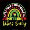 Juneteenth Vibes Only Pink Leopard Rainbow SVG