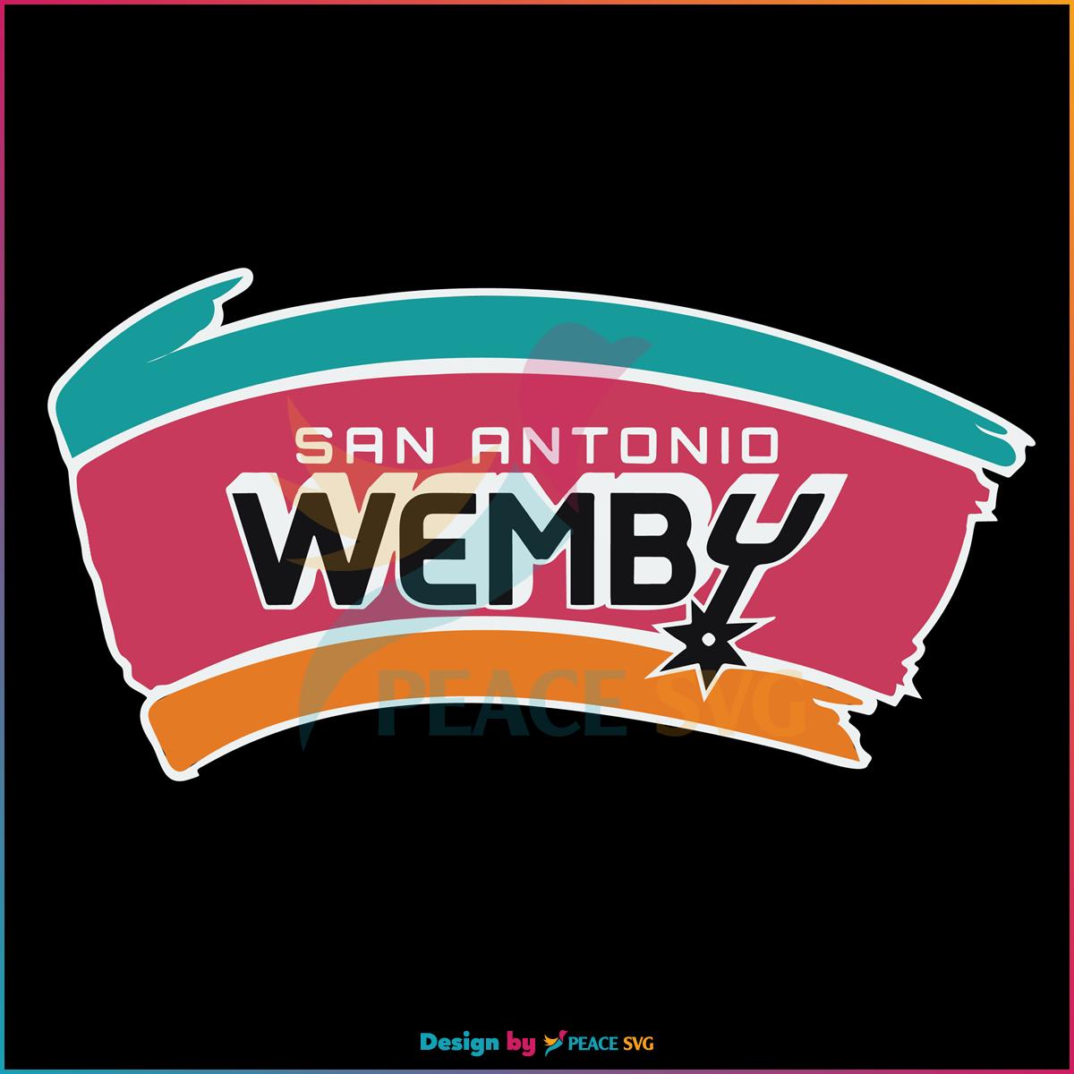 San Antonio Wemby Svg